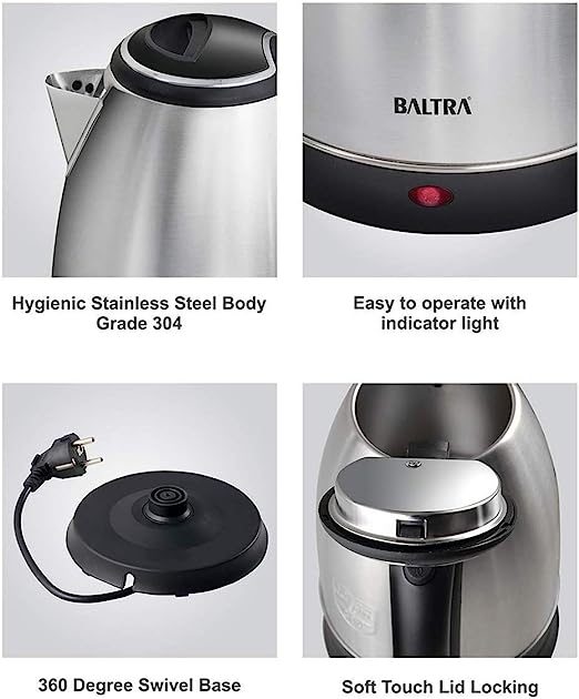 Baltra Fast BC130 1.5-Litre Kettle (Steel) Baltra Fast BC130 1.5-Litre Kettle (Steel)